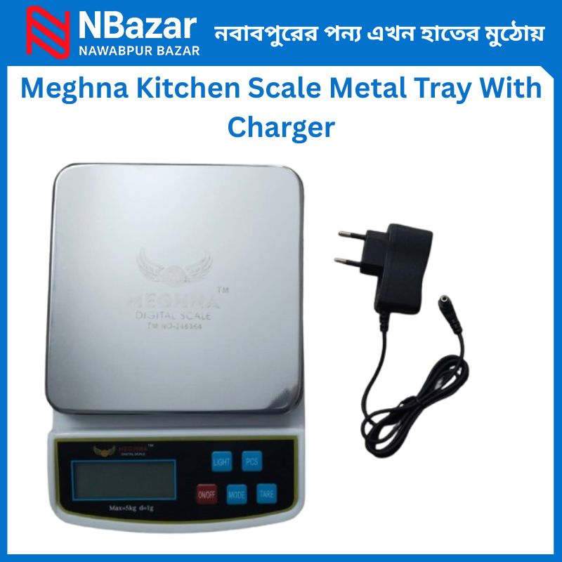 Meghna Kitchen Scale Metal Tray With Charger